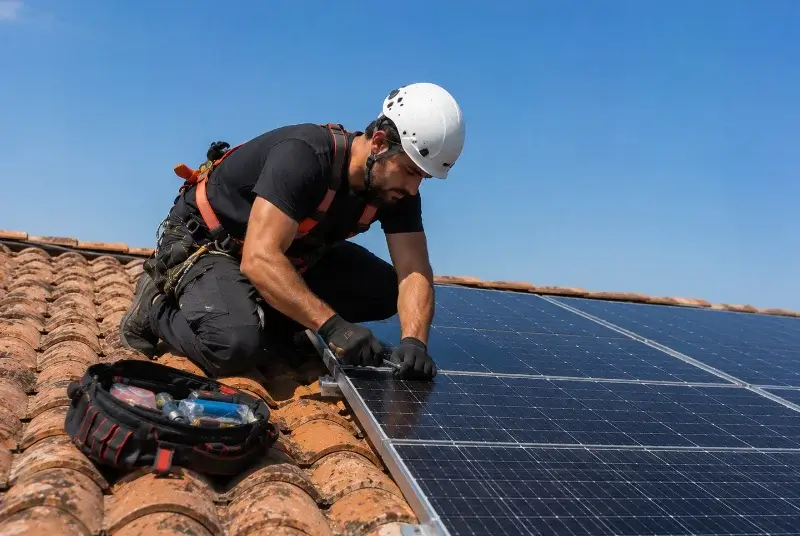 Maintenance et monitoring de panneaux solaires à Saint-Aubin