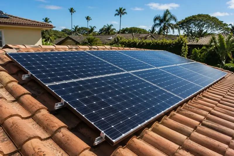 Installation de panneaux solaires à Saint-Aubin